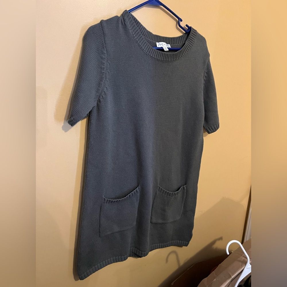 She‎ + sky medium sweater dress tunic